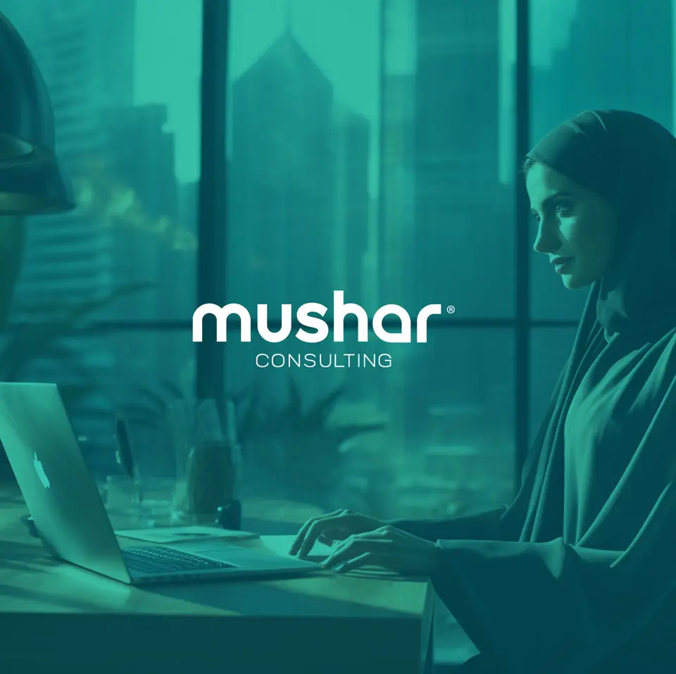Mushar Consulting transformation - Aimstyle holistic branding design UX UI Dubai