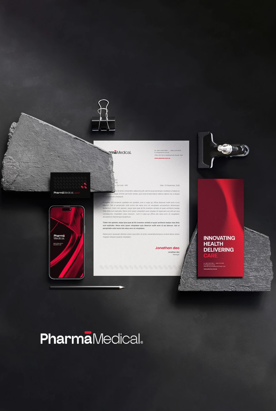 Pharma Medical Saudi Arabia leading pharma distribution - Aimstyle rebranding Riyadh