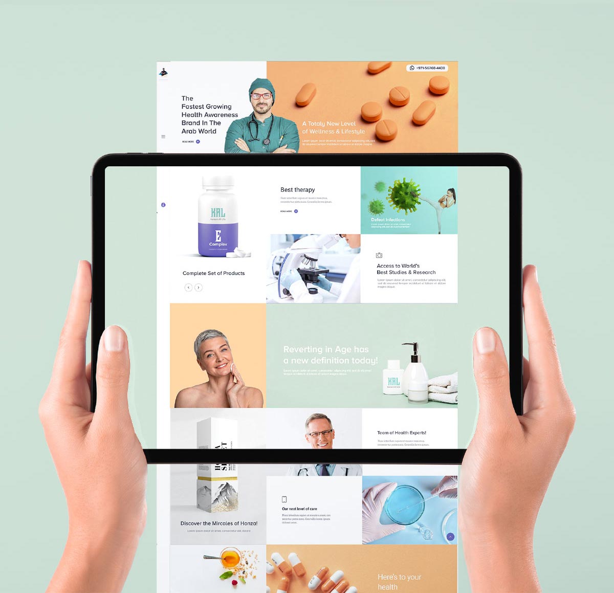 Fekr Tany Branding & Digital Solutions, The biggest Arabic online community for health awareness - Aimstyle portfolio project